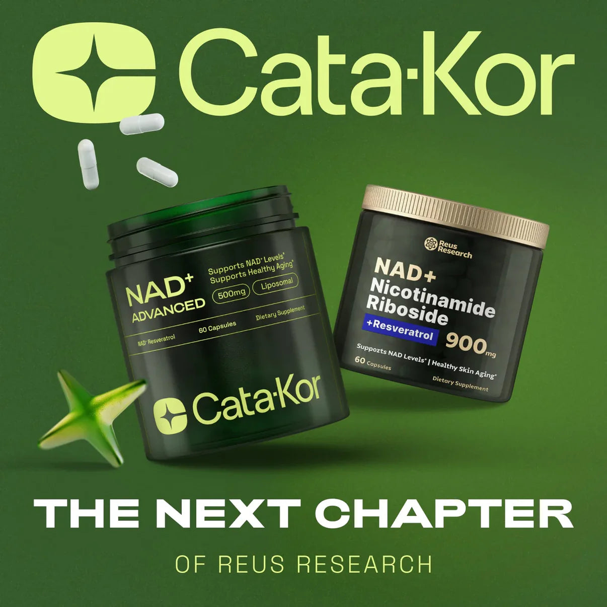 Cata-Kor NAD Supplement - Liposomal NAD 500 mg