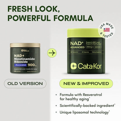 Cata-Kor NAD Supplement - Liposomal NAD 500 mg