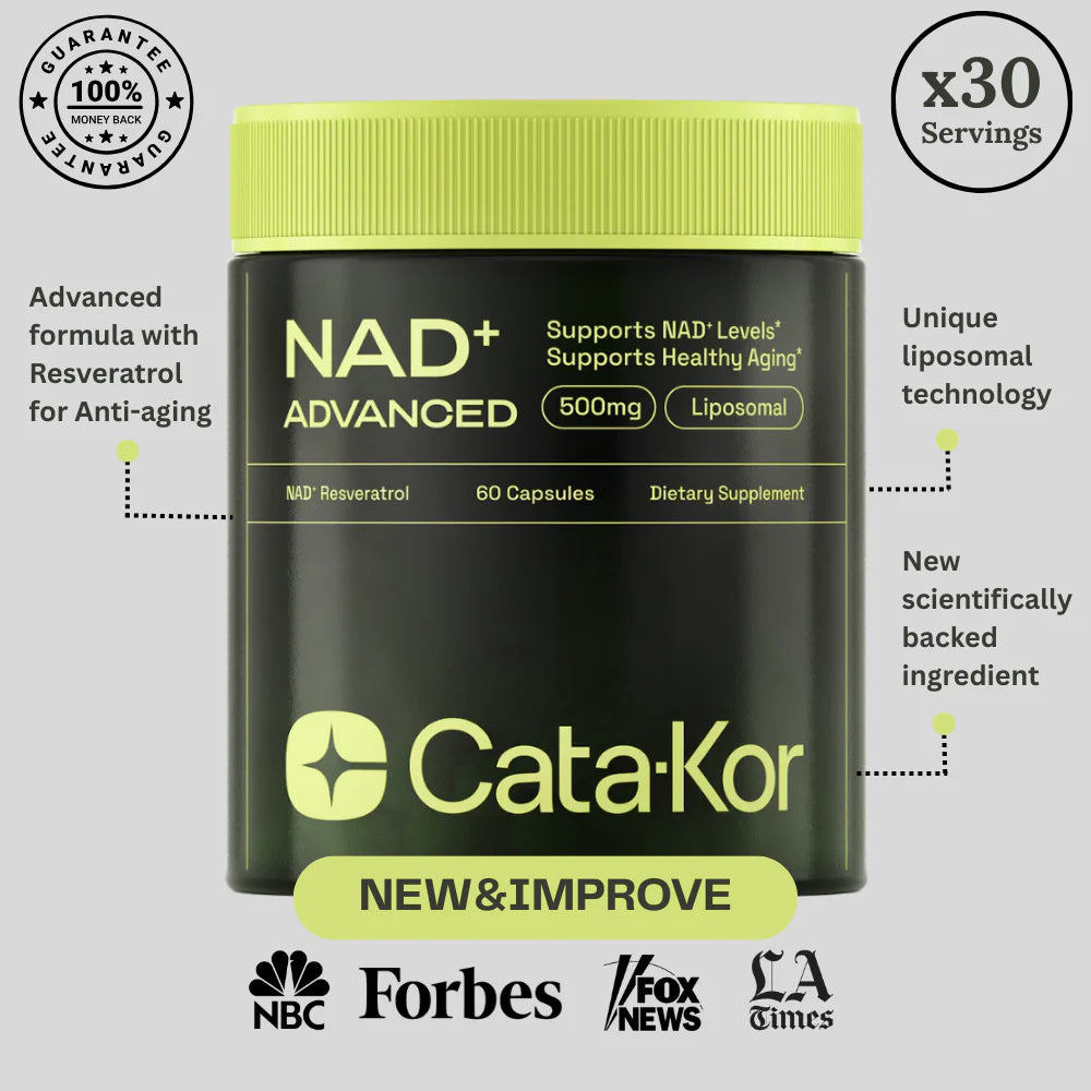 Cata-Kor NAD Supplement - Liposomal NAD 500 mg