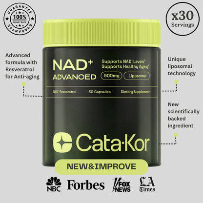 Cata-Kor NAD Supplement - Liposomal NAD 500 mg